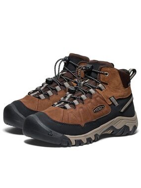 Keen Big Kids' Targhee IV Waterproof Rugged Hiking Boot Size 5